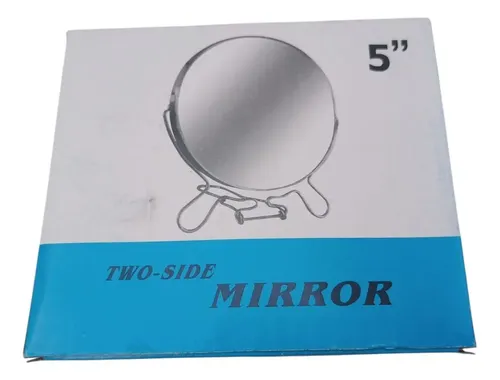 Espejo 12,5 Cm Reversible Con Aumento X3 Maquillaje Tocador
