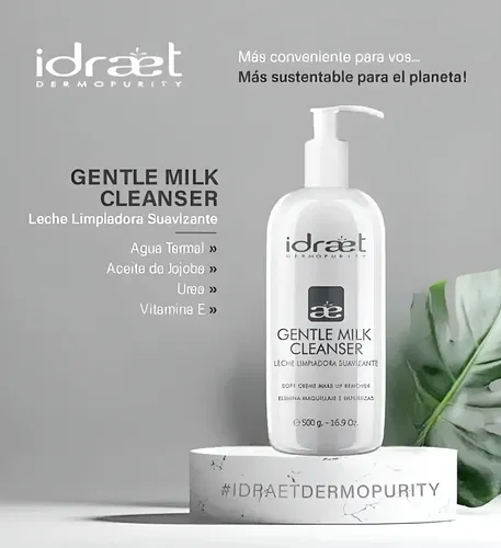 Leche Limpiadora Suavizante Demaquillante Agua Termal Idraet