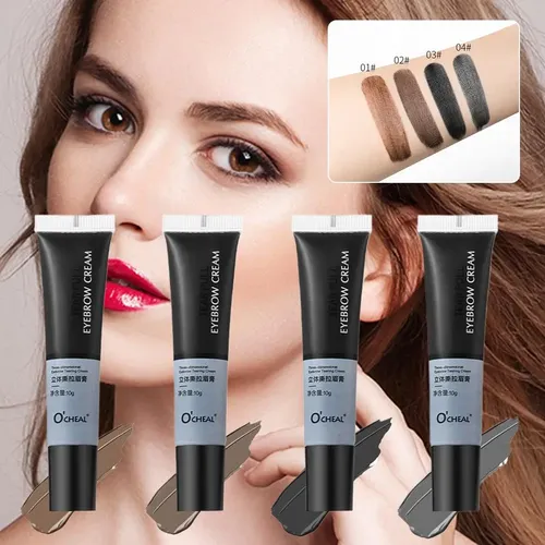 /gel Despegable Para Cejas, 4 Tonos, Impermeable, Semiperman