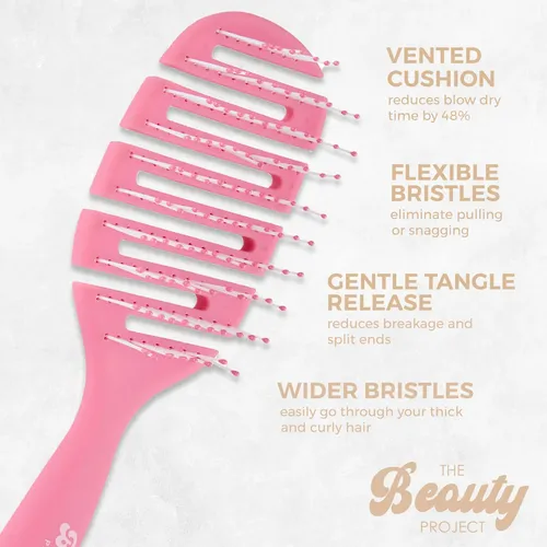 Cepillo Para Cabello The Beauty Project Pack 2 – Arena Carme