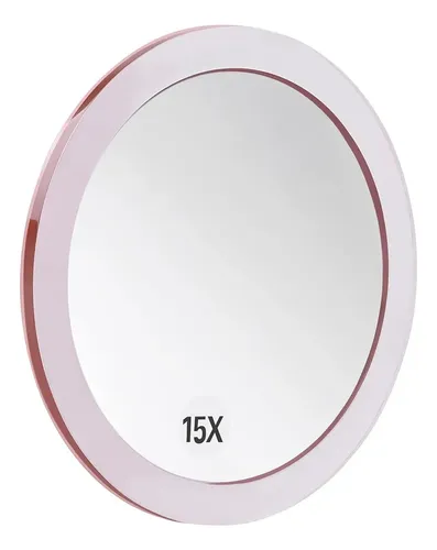 Espejo De Maquillaje Santoo Con Aumento 15x Y 3 Ventosas