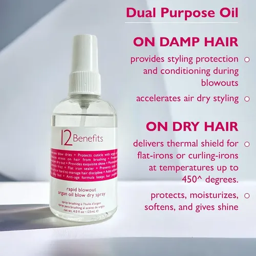 Aceite En Spray 12 Benefits Rapid Blowout Argan Oil