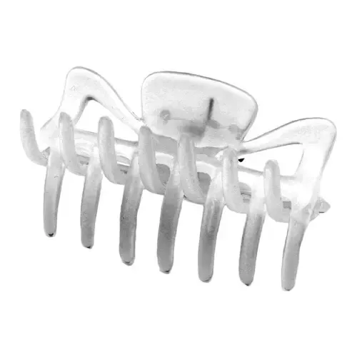 Broche Pelo Transparente 6 Cm Pack X 12