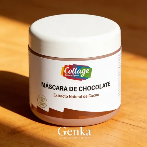 Mascara De Chocolate Extracto De Cacao Marca Collage X 250gr