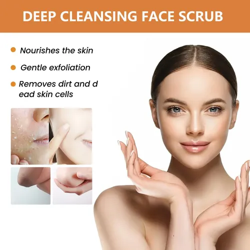 Gel Exfoliante De Naranja Para Rostro Y Cuerpo, Gel Exfolian