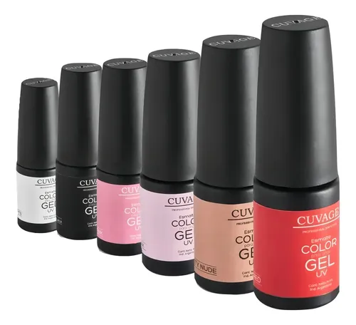 Cuvage Esmalte Semipermanente Color Gel Uv/ Led 6ml Color 001-Pure White
