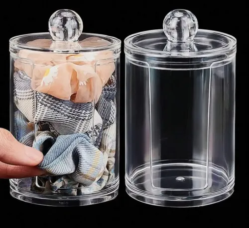 Dispensador De Algodones Desmaquillantes Hisopos Accesorios