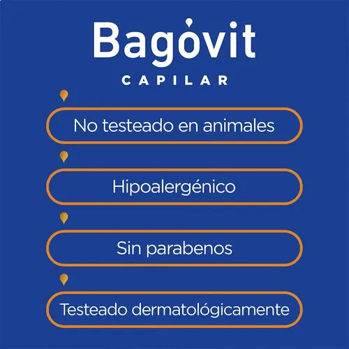 Bagóvit Capilar Nutrición Profunda Shampoo Para Cabello Seco