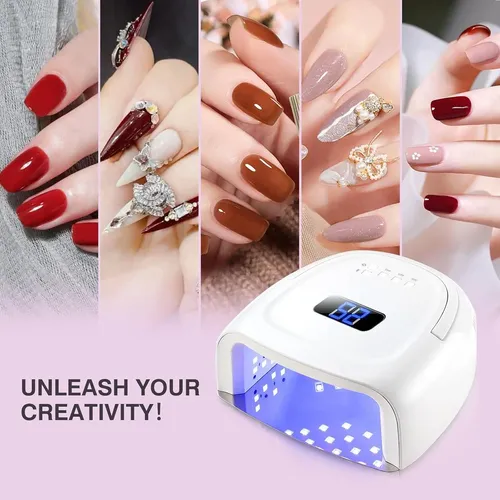 Lámpara De Uñas Led Uv Nailface Inalámbrica 60w Con