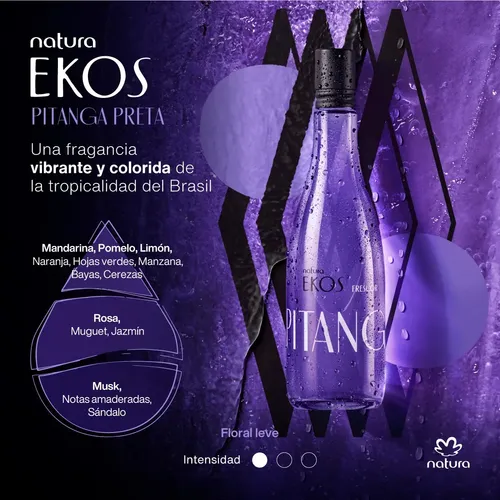 Ekos Frescor Pitanga Preta 75ml Natura Femenino Eau Toilette Volumen de la unidad 75 mL