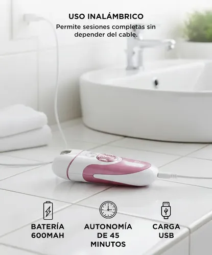 Depiladora Gadnic Mujer Eléctrica Facial 4 En 1 Inalámbrica