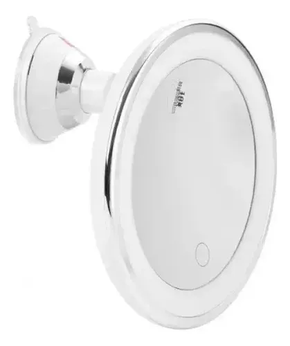 Ventosas De Maquillaje Led Con Espejo, Aumento De 10 X, Usb,