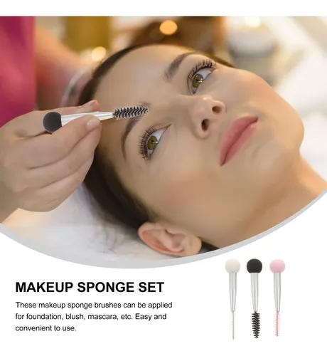 6pcs Cepillo Aplicador Para Cejas, Pestañas Y Maquillaje