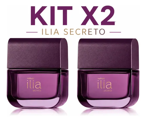 Kit X2 Perfume Natura Ilia Secreto 50 Ml Original Para Mujer