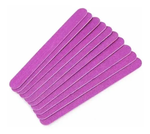 12 Limas Ultra Fina Para Press On Descartable Nail Manicuria