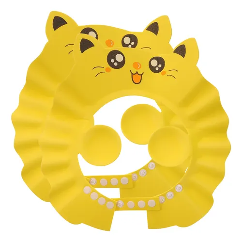 2 Adorables Gorros De Baño Para Bebés Y Sombreros De Champú