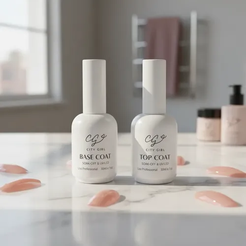 City Base Y Top 30 Ml Gelificadas Kit 2 Piezas Para Uñas
