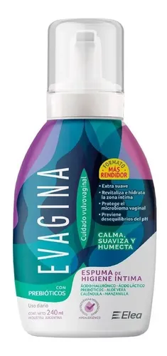 Evagina Espuma De Higiene Íntima X 240 Ml