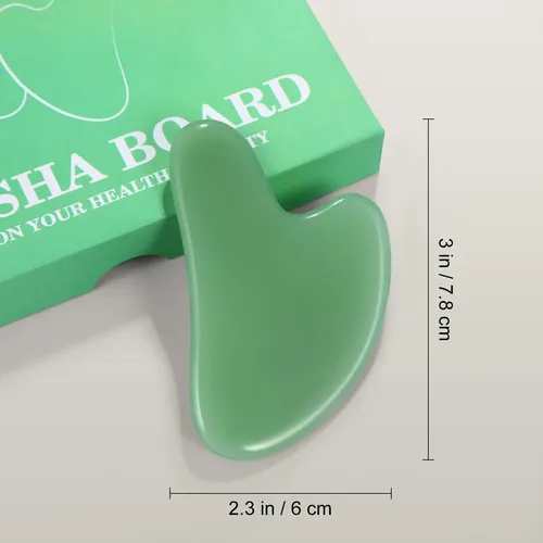 Herramienta De Gua Sha De Jade Para El Cuidado Facial Roseni