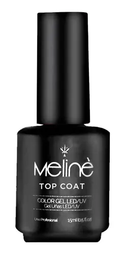 Esmaltes Semipermante Gel Color Base Coat Top Coat Meliné