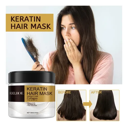 Máscara Capilar Eelhoe Keratina Y Colágeno 100g