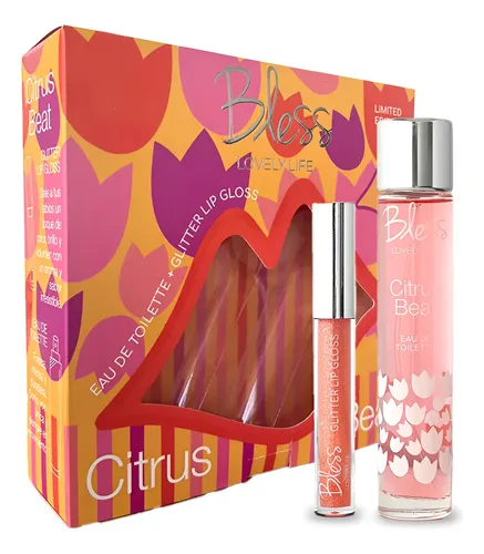 Bless Estuche Edt50ml + Glit Lipgloss