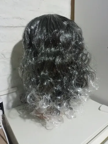 Peluca Y Barba Gris Canas 40 Cm La Parti Wigs