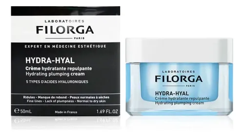 Crema Hidratante Filorga Hydra-hyal 50ml Ácido Hialurónico Piel Sensible Día/Noche