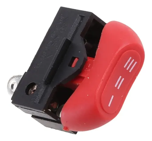 (r) Botón De Secador De Pelo Eléctrico Que Se Enciende Y Apa Rojo