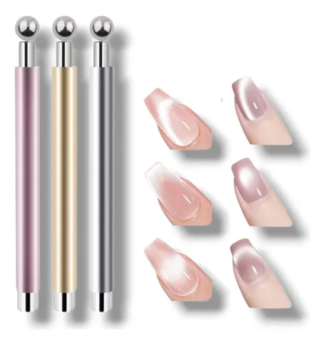 Imán Para Uñas Efecto Aura Para Esmalte Cat Eye Profesional
