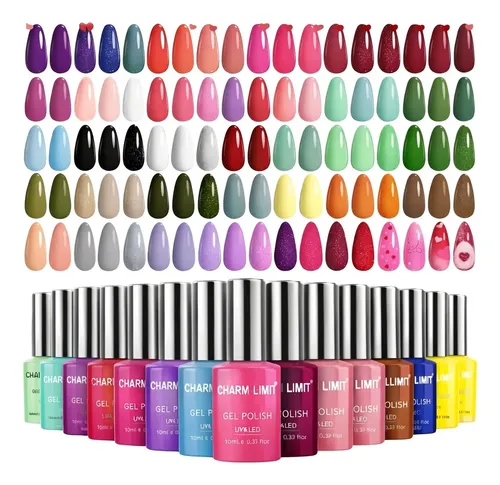 20 Esmaltes Semipermanent Colors Surtidos Super Oferta Nails