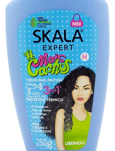 Crema De Peinar Protector Termico Skala Mais Cachos 3 En 1