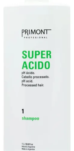 Primont Super Ácido Kit Shampoo + Acondicionador Pelo 1l