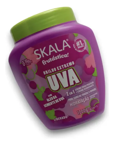 Skala Frutastica Crema Mascara Para Peinar Uva 1000 Gr