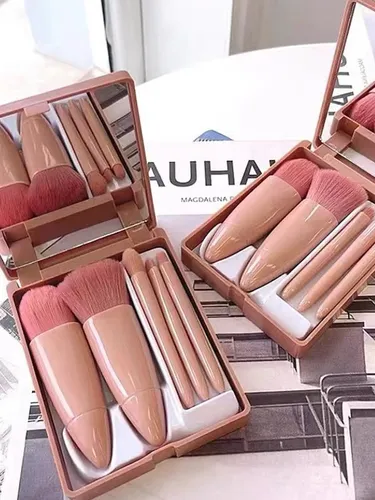 2 Kits De Maquillaje Portátiles, Espejo Profesional