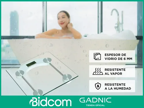 Balanza Digital De Vidrio De Baño Personal Max 180kg