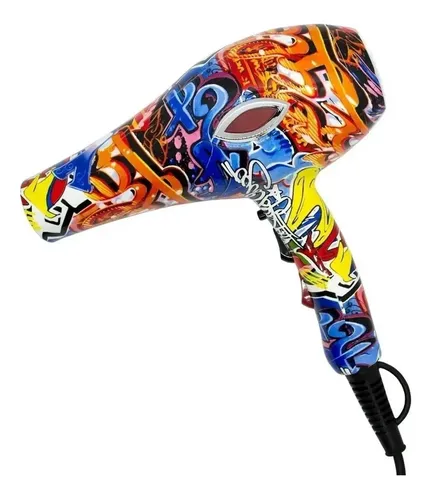Secador De Pelo Profesional 1800w Graffiti 6600 – Teknikpro Color Grafiti
