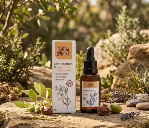 Aceite De Jojoba Orgánico Piel Cabello Sentida Botánica 30ml
