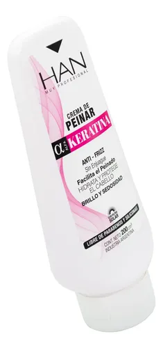 Han Keratina Crema De Peinar Antifrizz Hidratante Cabello