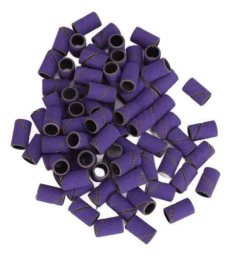 Bandas Lijadoras Moradas, 2 Paquetes For Taladros De Uñas D