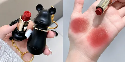 Bálsamo Labial Color Gege Bear Hidratante Llavero Charm 06