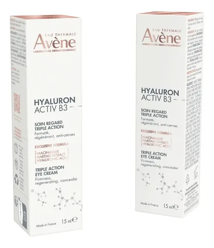 Avene Hyaluron Activ B3 Contorno Ojos Antiojeras 15ml Todo Tipo De Piel Día/noche