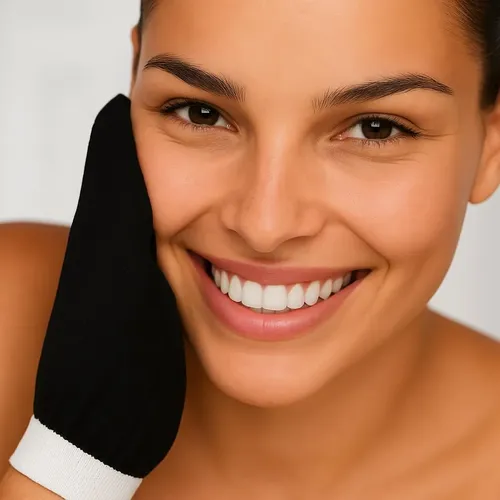 Guante Exfoliante Y Esponja Ajustable Para Baño