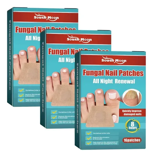 // 3 Parches Para Uñas, De Noche, El Hongo J Kerasal, **