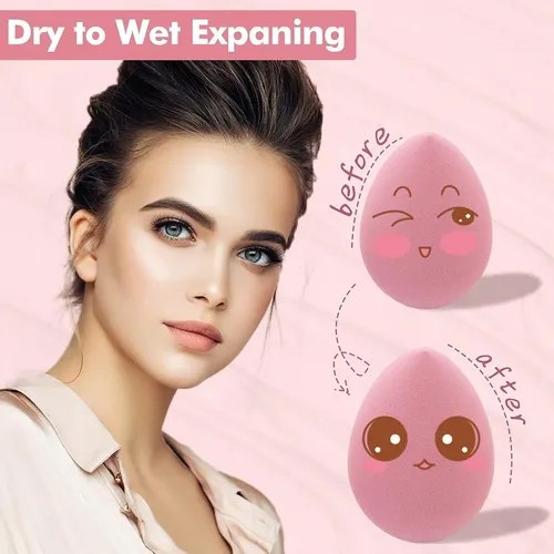 Esponjas De Maquillaje 8 Piezas Qd O-shen