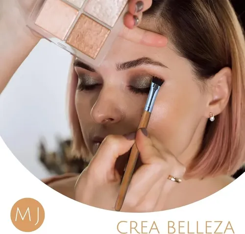 Set 11 Brochas Maquillaje Profesional Mango Bambú Marrón