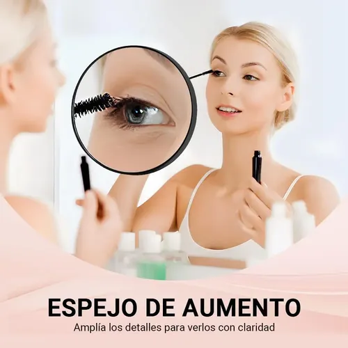 Espejo De Aumento De 30x, Espejo De Aumento Con 2 Ventosas~