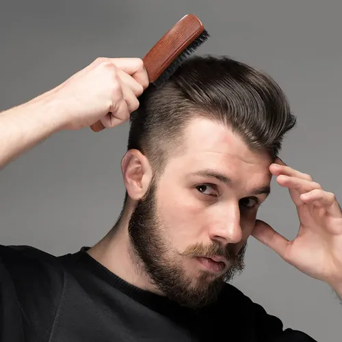 Cepillo Para Cabello Bestool Con Cerdas De Jabalí Para Mujer