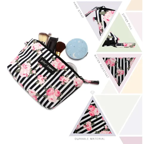 Neceser De Maquillaje Betsey Johnson Con Cremallera 21,6cm