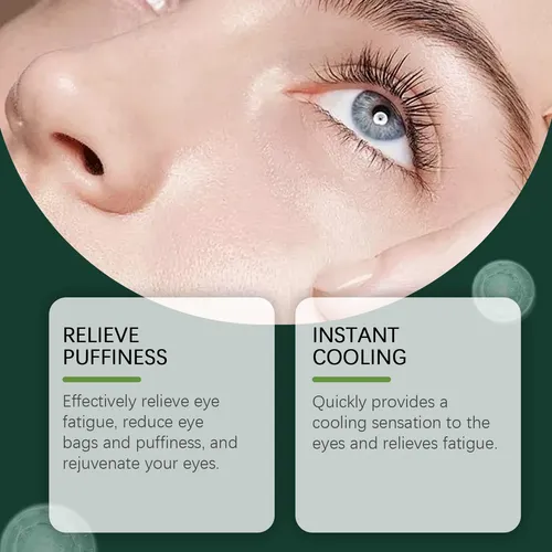 Sérum De Ojos Ouhoe Mint Eye Roller Para Líneas Finas E Hidr